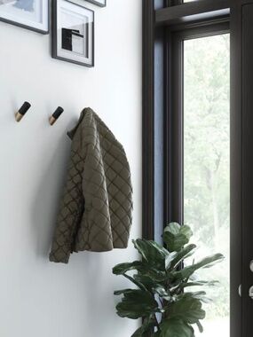 Keniyah Solid Wood Wall Hooks Set of 5